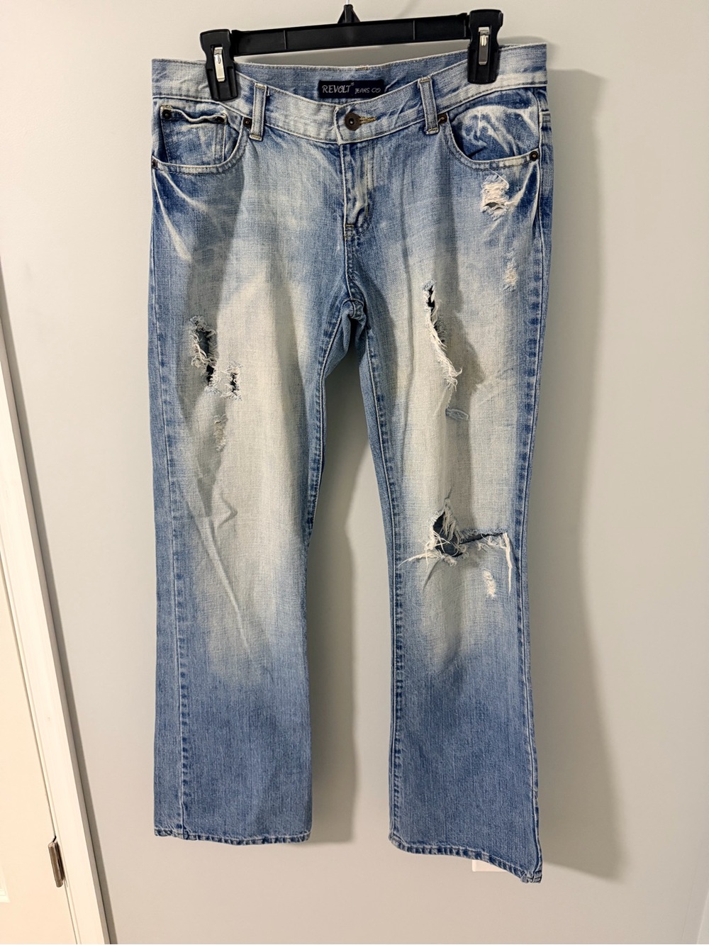 Distressed vintage Revolt Jeans size 9